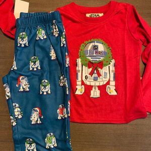 NWT 2-Piece PJs Star Wars R2D2 -- Size 2T